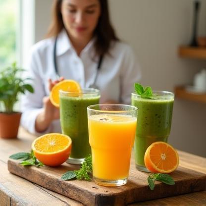 Detoks içecekleri ve beslenme uzmanı